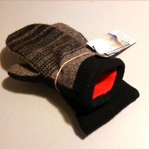 Winter Woolies Adult One Size Mittens #eshopchicago Hand Crafted Artist